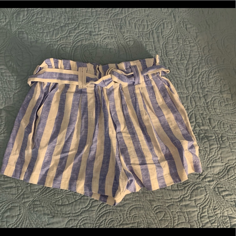 Womens striped shorts